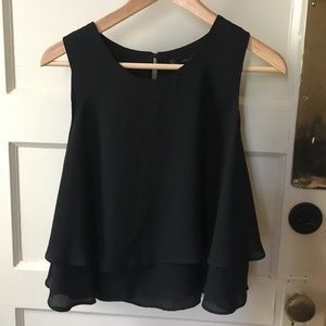 Zara crop blouse